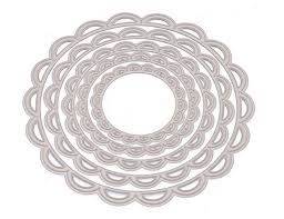 Now locate a light source to align the design to your prepped card. Mvchif Cutting Dies Metal Stencils Scrapbooking Tool Diy Craft Carbon Steel Embossing Template For Paper Card Making 5 Pcs Round Flower Buy Online In Antigua And Barbuda At Desertcart 169320454