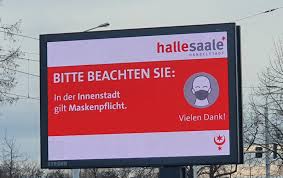 Und noch ein abenteuer wartet: Maskenpflicht In Der Innenstadt Von Halle Bleibt Du Bist Halle