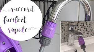 Raccorder Un Tuyau D Arrosage Sur Un Robinet D Evier Ou De Lavabo Youtube