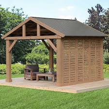 Panjiva helps you find, evaluate and contact buyers of pavilion gazebo. Yardistry 12 Pavilion Privacy Wall Costco