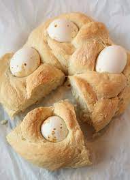 @lisathompson lisa thompson this whimsical sicilian bread is how my family has celebrated the easter holiday for the past 65 years (at least!) Sicilian Easter Cuddura Cu L Ova Recipe Italian Recipes Authentic Easter Bread Food