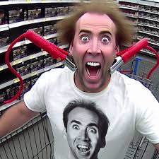 Nicholas Cage at Walmart...