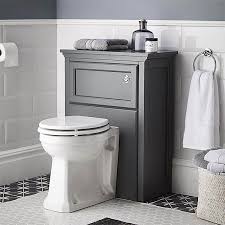 Bathroom mood lighting inc leds. Bathstore Savoy Toilet Unit Charcoal Grey Homebase