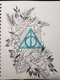 Ravenclaw Tattoo Ravenclaw Tattoo Vintage Tattoo Harry Potter Tattoos