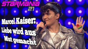 Weitere folgen von starmania 21 Starmania 21 Marcel Kaiser Liebe Wird Aus Mut Gemacht Youtube