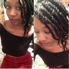 Shoulder length Marley twists.. love!