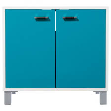 Mobilier de salle de bain à prix bas avec. Meuble Sous Lavabo Gloss Turquoise