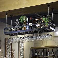 Overstock.com has been visited by 1m+ users in the past month Image Result For Ceiling Hanging Wine Glass And Bottle Holder Hanging Wine Glass Rack Wine Glass Rack Hanging Wine Rack