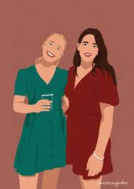 Beautiful minimalist custom digital prints created from your own photo and emailed to you. Digital Portraits Friend Portraits Minimal Style Portrait Custom Portraits Faceless Portraits Family Portraits Art Collectibles Drawing Illustration Kromasol Com