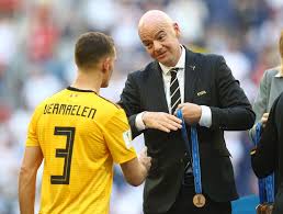 Career stats (appearances, goals, cards) and transfer history. Uwcl Champ1ons V Twitter Thomas Vermaelen Receiving His Third Place Medal From Fifa President Gianni Infantino Worldcup