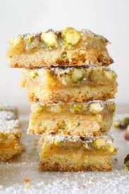 Pistachio Lemon Bars Recipe Recipe Food Lemon Bars Recipe Lemon Recipes