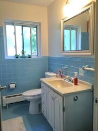 Any thoughts on colors to complement or just be totally awesome with this blue tile? Vintage Blue Tile In Bathroom What Color To Paint Walls