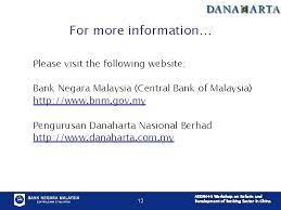 The pengurusan danaharta nasional berhad act 1998, which came into effect on 1 september 1998, confers onto the company the necessary powers to achieve its objectives. Role And Development Of Danaharta Ahmad Zuhairi Mohd