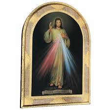 Hacemos arte religioso de alta calidad (en lienzo, imágenes impresas, y estampas). Cuadro Sobre Madera Divina Misericordia 40x30 Venta Online En Holyart