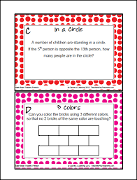 Math Task Cards Math Problems And Math Brain Teasers Freebie Math Challenge Learning Math Math
