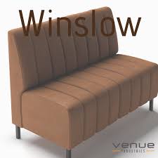 Custom Booth Upholstered Seating Commercial Furniture Upholster
