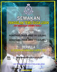The force is a centralized organization with responsibilities ranging from traffic control to intelligence gathering. Unit Pengambilan Polis Diraja Malaysia Photos Facebook