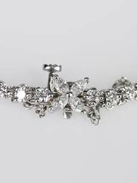 Tiffany victoria™ tennis bracelet in platinum with diamonds. Tiffany Co Platinum And Diamond Victoria Tennis Bracelet Yoogi S Closet