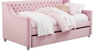 Photos & arts are not displayed in the camera view for faster experience. Trundle Beds Rooms To Go Alena Pink 3 Pc Twin Daybed With Trundle 3768550p Daybed With Trundle Bedroom Furniture Stores Full Daybed