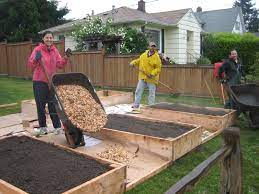 mulching between raised garden beds raised garden beds garden beds raised garden