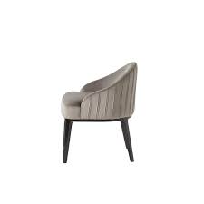 Andrew Martin Upholstered Arm Chair In Gray Silver In 2020 White Dining Chairs Upholstered Arm Chair Dining Chairs