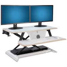 Choose from contactless same day delivery, drive up and more. Cloud Nine Electric Standing Desk 36 Inch Height Adjustable Sit Stand Up Converter Lifts Two Monitors 90 Lbs Motorized Riser White Buy Online In Bermuda At Bermuda Desertcart Com Productid 62275592