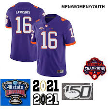 Sure, on occasion you get he helped them get the football program started. Clemson Tigers 16 Trevor Lawrence Ncaa College Football Jersey Purple Top Wow Amazing