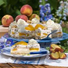 Pudding Pfirsich Torte Rezept Pfirsich Torte Lebensmittel Essen Kuchen Mit Pfirsich