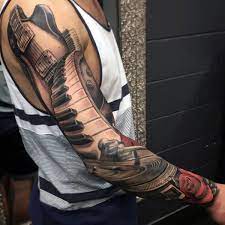 People can, later on, add to this tattoo once they're ready to continue the process. 60 Music Sleeve Tattoos For Men Lyrical Ink Design Ideas Music Tattoo Sleeves Music Tattoo Designs Music Tattoos