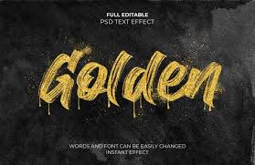 Download Golden Text Effect For Free Text Effects Glitter Text Stylish Text