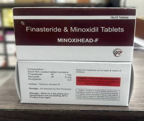 MINOXIA-F FINASTERIDE & MINOXIDIL TABLET, 5 mg at ₹ 60/strip in Nagpur | ID: 2856466139848