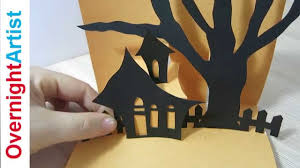 If you think they would admire a card with 3d elements or something that looks a little bit spooky, then choose that. Halloween Card How To Make Pop Up Card For Halloween Youtube