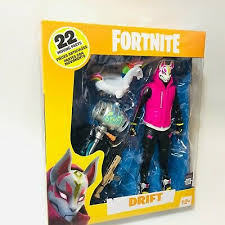 These articulated action figures have incredible details, feature outfits, and come with awesome harvesting tools. Action Figures Fortnite Drift 7 Poseable Action Figure Mcfarlane Toys Toys Games Action Figures