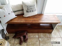 Sauder shoal creek bookcase headboard, full/queen, jamocha wood finish. Repurposed Bookcase Headboard Bench Prodigal Pieces