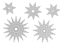Weihnachtssterne Sterne Zum Ausdrucken Weihnachtsstern Sterne