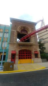 Check out some of the cool and cheap tours you could do in universal. Universal Studios Ghostbusters Firehouse Turned Roller Coaster Tunnel Ghostbusters