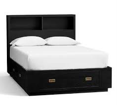 Find a bed frame that complements your style. Reynolds Black Storage Platform Bed And Headboard