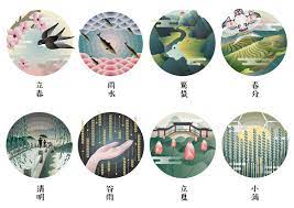 24节气插图 毕业设计 on behance korean art cute illustration illustration