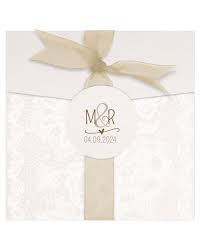 Dedicato alla donna della mia vita! Partecipazioni Matrimonio Con Fiocco