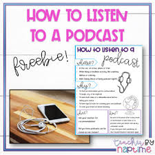 Podcasting Anchor Chart Or Notebook Printable Freebie