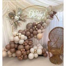 107pcs Brown Balloon Garland Baby Shower Decorations Cream Peach White Pastel Balloon Arch 1st Birthday Party Decor Supplies In 2021 Baby Shower Balloons Baby Shower Decorations Baby Bear Baby Shower