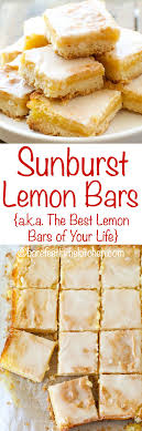 Sunburst Lemon Bars Are A Lemon Lover S Dream Come True Get The Recipe At Barefeetinthekitchen Com Lemon Bars Recipe Lemon Recipes Sunburst Lemon Bars Recipe