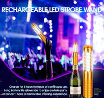 Amazon.com: 6 PCS LED Strobe Baton Light Led Bottle Service ...