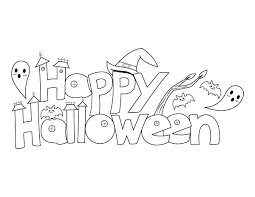 Nov 18, 2021 · halloween coloring pages for kids halloween is a festival of irish origin: Printable Happy Halloween Haunted House Coloring Page