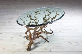This kashiv natural tree stump end table is perfect way to bring the warmth of nature into your home. Bronze Branch Coffee Table Mark Reed Sculpture