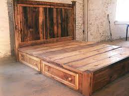 Reclaimed Rustic Pine Platform Bed With By Barnwoodfurniture House Pinterest Platform Beds Pine And Bedrooms
