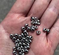 3mm x 5mm Stainless Steel Rondelle Disk Spacer Beads - Findings - Hole 2mm