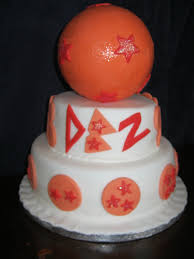 Lick your lips cakes dragonball z cake. Dragon Ball Z Tiered Birthday Cake A Cartoon Cake Recipes On Cut Out Keep