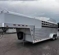 2001 4-Star Trailers 24' GN Aluminum Cargo Trailer Cargo ...