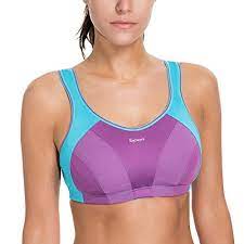 Syrokan Women S No Bounce Full Support Racerback Pro High Impact Sports Bra Lilac 42f Buy Online In Guernsey At Guernsey Desertcart Com Productid 46067610